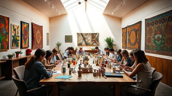 Activités artistiques pour renforcer l'esprit d'équipe en entreprise